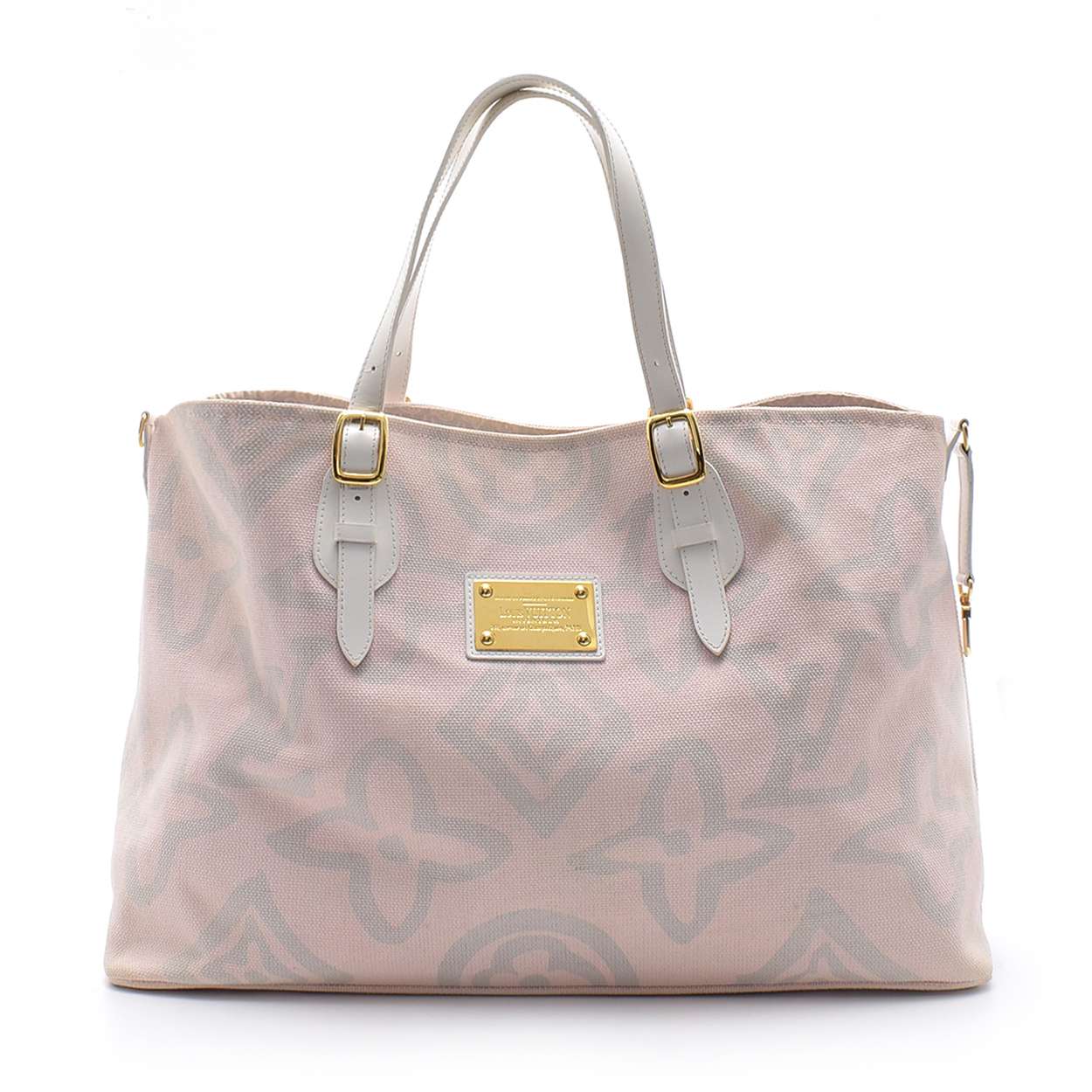 Louis Vuitton -  Soft Pink Canvas Limited Edition Tahitienne Cabas PM Bag 
